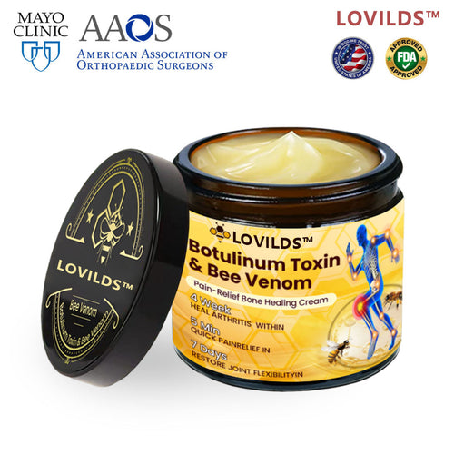 LOVILDS™ Botulinum Toxin & Bee Venom Pain-Relief Bone Healing Cream (7️⃣Day Quick Results)