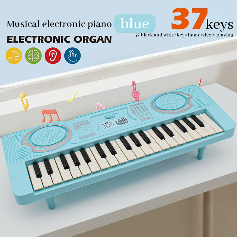Children's Music Enlightenment: 37-key children's electronic keyboard for beginners with multi-function