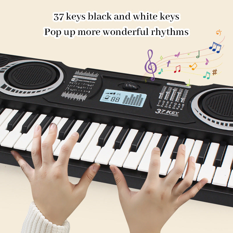 Children's Music Enlightenment: 37-key children's electronic keyboard for beginners with multi-function