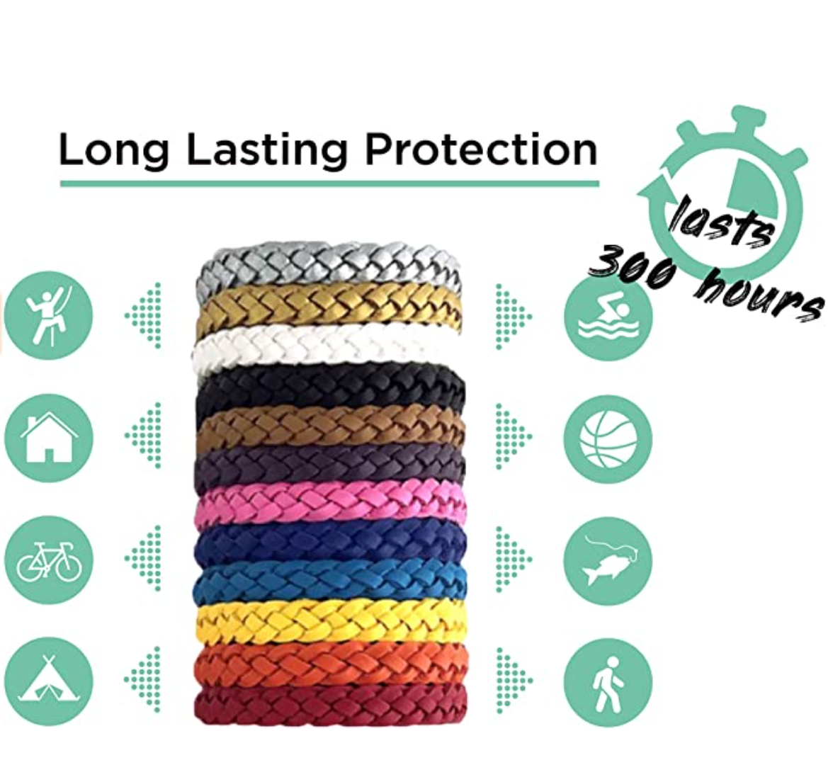 Mosquito Repellent Bracelet 12 Pack(MADE IN USA)🏭️
