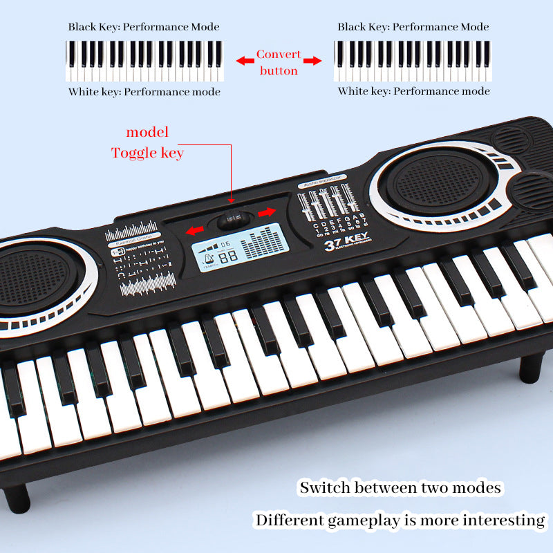 Children's Music Enlightenment: 37-key children's electronic keyboard for beginners with multi-function