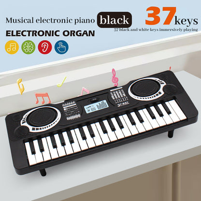 Children's Music Enlightenment: 37-key children's electronic keyboard for beginners with multi-function