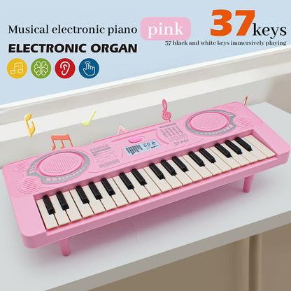 Children's Music Enlightenment: 37-key children's electronic keyboard for beginners with multi-function