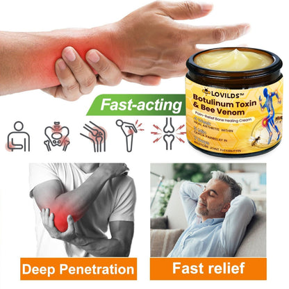 LOVILDS™ Botulinum Toxin & Bee Venom Pain-Relief Bone Healing Cream (7️⃣Day Quick Results)