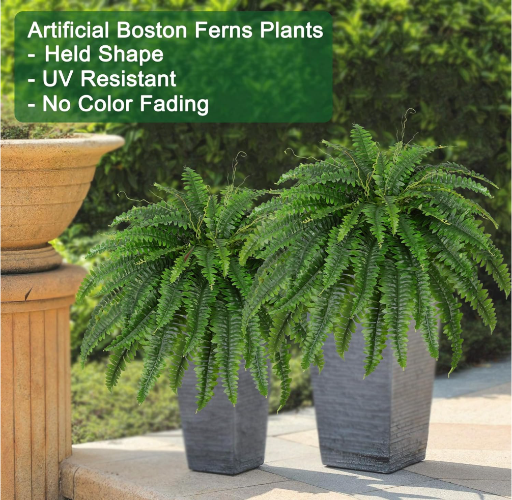 Last Day 75% OFF--UV Resistant Lifelike Artificial Boston Fern🍀