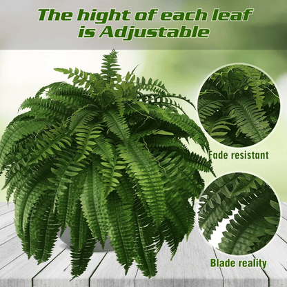 Last Day 75% OFF--UV Resistant Lifelike Artificial Boston Fern🍀