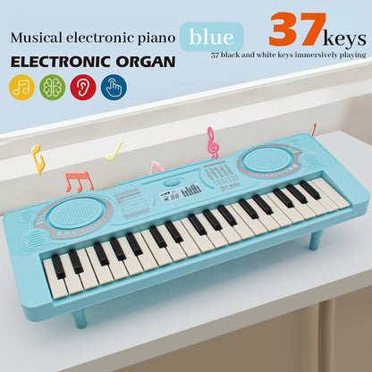 Children's Music Enlightenment: 37-key children's electronic keyboard for beginners with multi-function