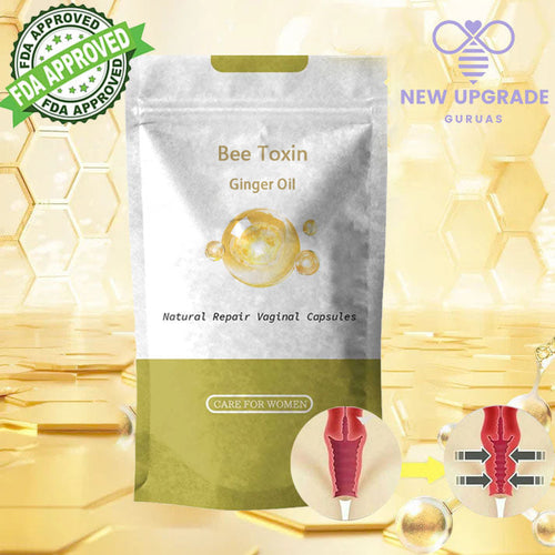 🐝 𝐁𝐞𝐞 𝐓𝐨𝐱𝐢𝐧 𝐆𝐢𝐧𝐠𝐞𝐫 𝐎𝐢𝐥 𝐍𝐚𝐭𝐮𝐫𝐚𝐥 𝐑𝐞𝐩𝐚𝐢𝐫 𝐋𝐨𝐬𝐞 𝐖𝐞𝐢𝐠𝐡𝐭 𝐂𝐚𝐩𝐬𝐮𝐥𝐞𝐬  (Instant Itching Stopper & Lymph Detox and Slimming & Firming Repair & Tender Natural Capsules PRO)