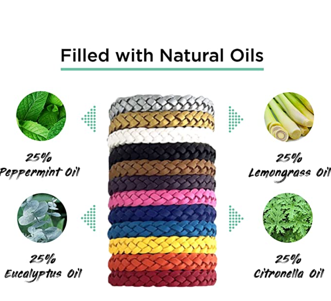 Mosquito Repellent Bracelet 12 Pack（MADE IN USA）🏭️