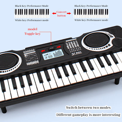 Children's Music Enlightenment: 37-key children's electronic keyboard for beginners with multi-function
